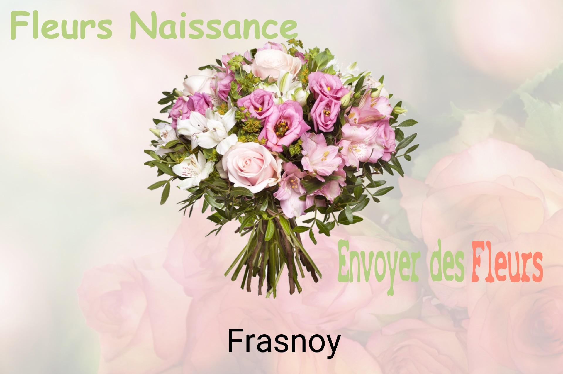 Bouquet de fleurs de naissance livré à Frasnoy